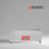 ASONIC 30L rūpnieciskā ultraskaņas tīrīšanas iekārta ar slēgtu nerūsējošā tērauda vāku smagajiem profesionālajiem tīrīšanas darbiem.