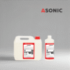 ASONIC AS-BIOX – ultraskaņas tīrītājs bioloģiskajiem atliekvielām ASONIC AS-BIOX mazgāšanas līdzeklis 1 l, 5 l un 25 l kannās bioloģisko atlieku noņemšanai.