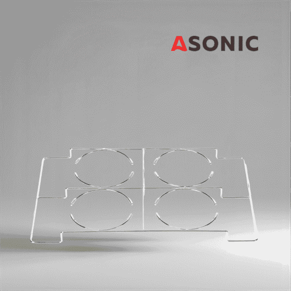 ASONIC-BEAKER-10L ASONIC laboratorijas mēģenes turētājs 10 l, izturīgs nerūsējošā tērauda piederums, kas nodrošina lielu mēģenu drošu novietošanu ultraskaņas tīrītājos.