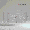 ASONIC HEATER-1000W-5 skrūves-2 ārējais ultraskaņas tīrītāja rezervuāra sildītājs