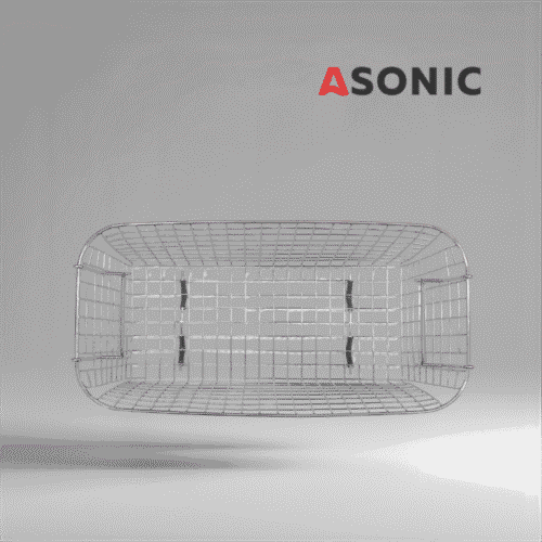 Nerūsējošā tērauda grozs ASONIC PRO-30 BASKET-3 ultraskaņas tīrītājam PRO-30