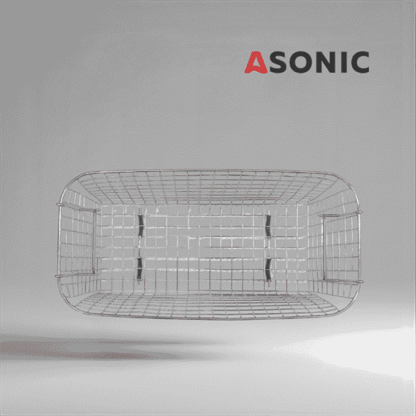 ASONIC PRO-30 BASKET-3 Nerūsējošā tērauda grozs ASONIC PRO-30 BASKET-3 ultraskaņas tīrītājam PRO-30