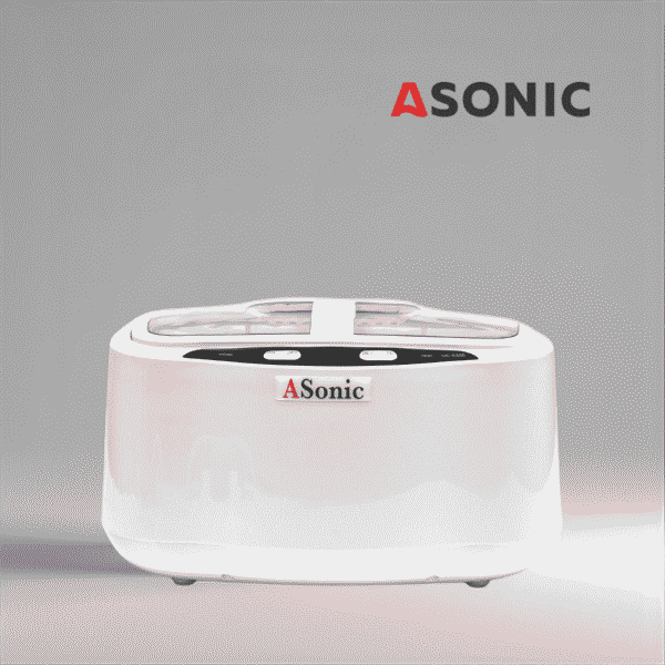 ASONIC HOME-2500 ultraskaņas vannīte, profesionāla tīrīšanas iekārta lielākiem priekšmetiem un sadzīves lietošanai.