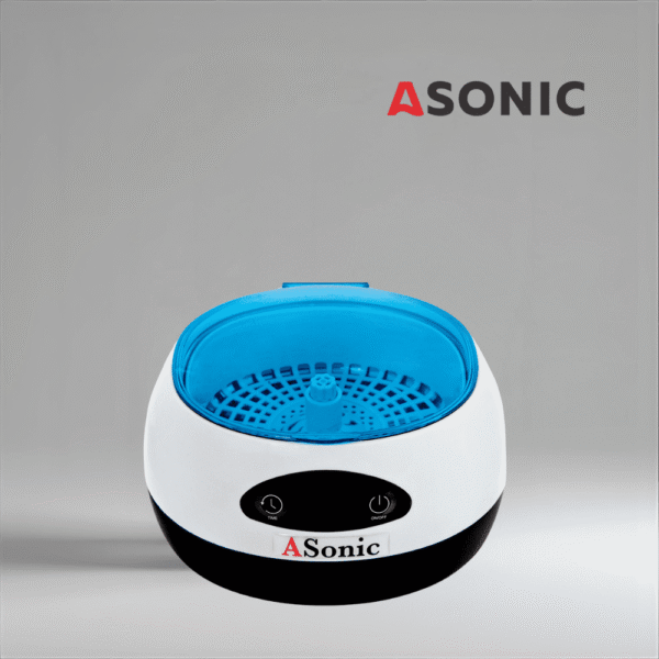 ASONIC HOME-750 nerūsējošā tērauda ultraskaņas tīrīšanas ierīce, kompakts dizains mājsaimniecības lietotājiem.