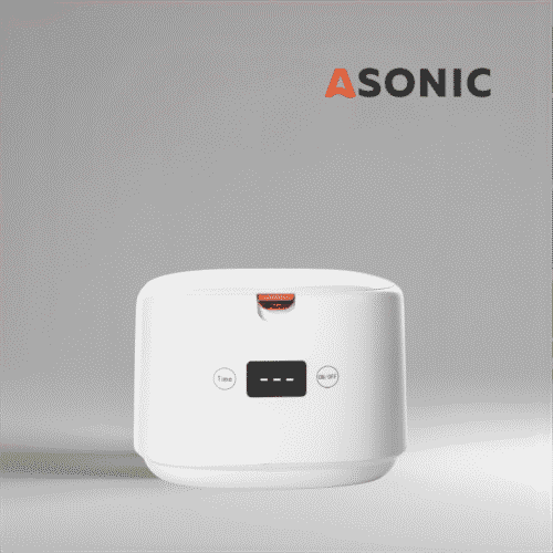 ASONIC HOME-dent ultraskaņas tīrītājs zobārstniecības instrumentiem, rotaslietām un maziem aksesuāriem – kompakts un efektīvs.