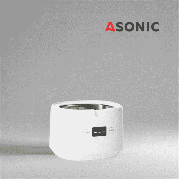 ASONIC HOME-DENT4 ASONIC HOME-dent nerūsējošā tērauda ultraskaņas vannīte, kompakta un praktiska zobārstniecības un mājas lietošanai.