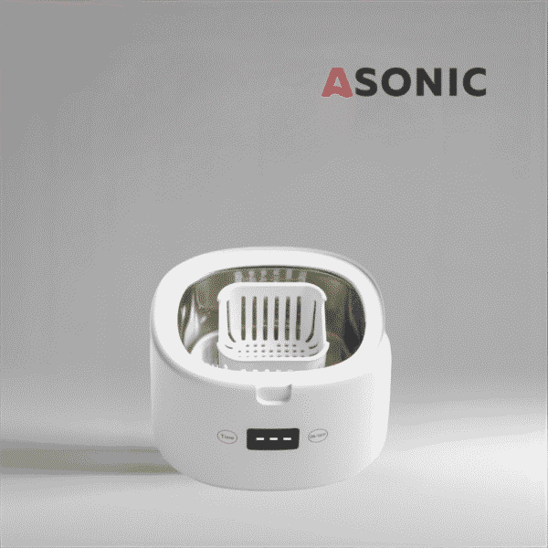 ASONIC HOME-DENT6 ASONIC HOME-dent ultraskaņas tīrīšanas iekārta, pārnēsājams risinājums mājas lietošanai zobu protēzēm, fiksatoriem un rotaslietām.