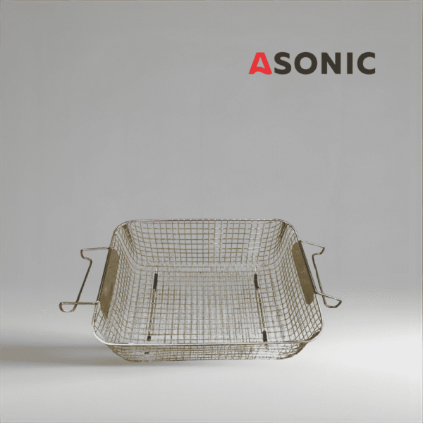 ASONIC PRO-100 grozs ASONIC IND-100 ultraskaņas tīrīšanas grozs – nerūsējošā tērauda piederums