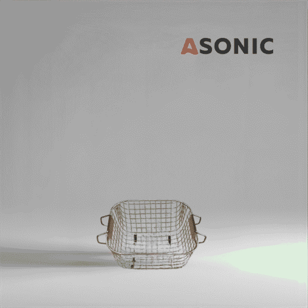 ASONIC PRO-20 grozs ASONIC IND-20 ultraskaņas tīrīšanas grozs – nerūsējošā tērauda piederums