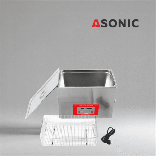 ASONIC PRO-300 nerūsējošā tērauda ultraskaņas tīrīšanas iekārta ar ciparu vadības elementiem