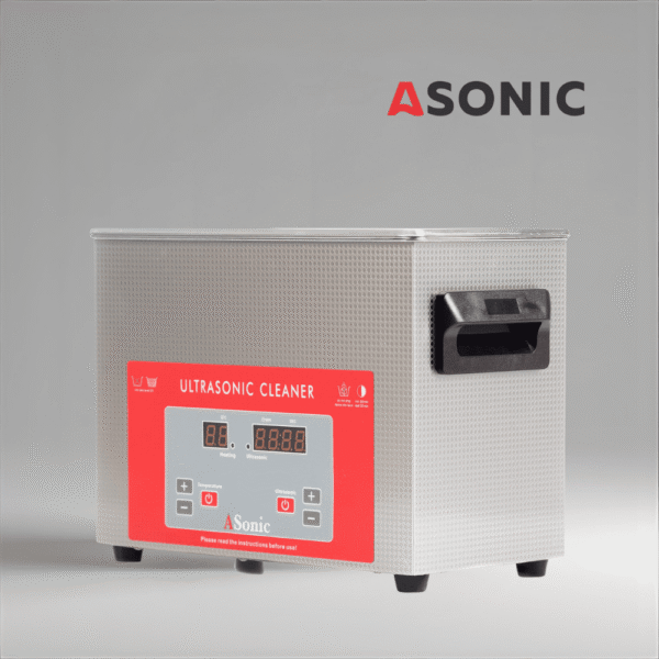 ASONIC PRO-50 ultraskaņas tīrīšanas iekārta, 40 kHz jauda amatieriem un nelielām kolekcijām.