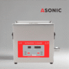 ASONIC PRO 7L nerūsējošā tērauda ultraskaņas tīrītājs ar slēgtu vāku darbnīcām un tehniskajām laboratorijām.
