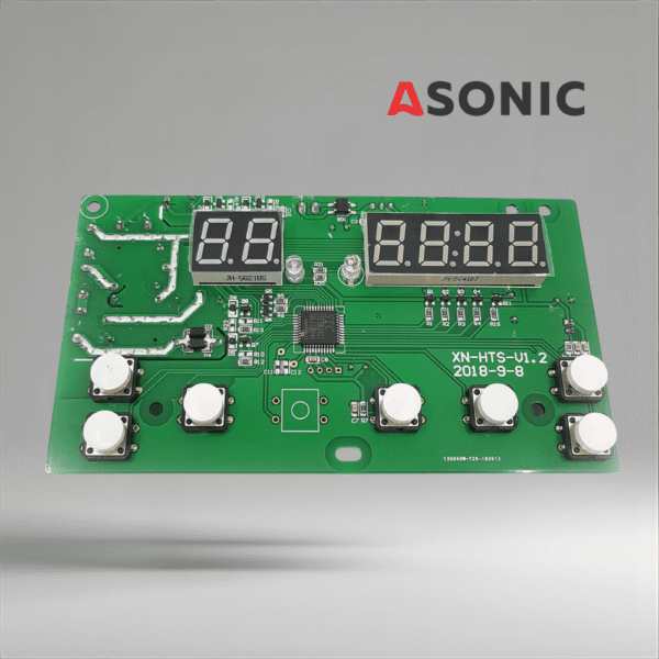 ASONIC PROmodel displeja PCB ar degazācijas funkciju, uzlabota rezerves vadības plati ultraskaņas tīrīšanas iekārtām