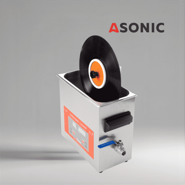 ASONIC-VINYL-CL-02-3 ASONIC Vinyl Cleaner-02 tīrīšanas šķidrums, kompakta pudele vinila plākšņu ultraskaņas tīrīšanai.