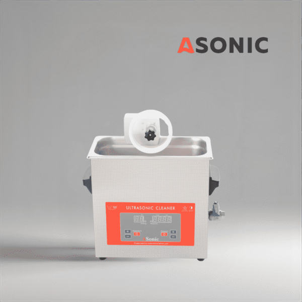 ASONIC-VINYL-CL-02-6 ASONIC Vinyl Cleaner-02 ierakstu tīrīšanas šķidrums, paredzēts nelielām vinila kolekcijām un ikdienas ultraskaņas lietošanai.
