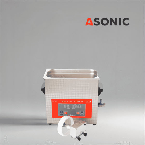 ASONIC-VINYL-CL-02-7 ASONIC Vinyl Cleaner-02 ultraskaņas šķīdums, kompakts izmērs, lai droši un efektīvi tīrītu līdz 2 vinila ierakstus.