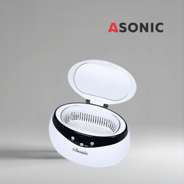 ASONIC HOME-650 ultraskaņas vannīte, nerūsējošā tērauda ierīce, kas nodrošina uzticamu aksesuāru un instrumentu tīrīšanu mājās.