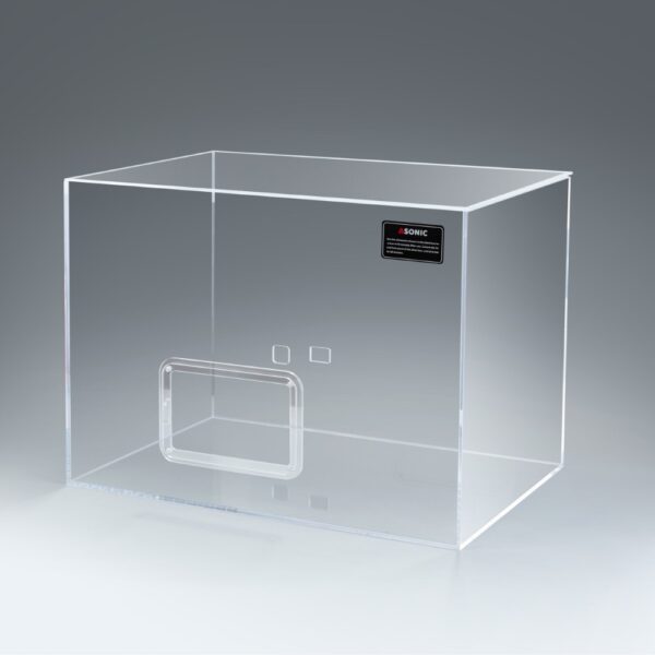 ASONIC Silent Box 10L ultraskaņas tīrīšanas ierīcēm, kas pārdodas atsevišķi vai kopā ar ultraskaņas tīrīšanas ierīci.